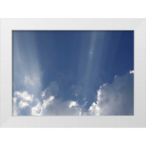 Hoffnung 1 White Modern Wood Framed Art Print by Paprotny, Bogdan