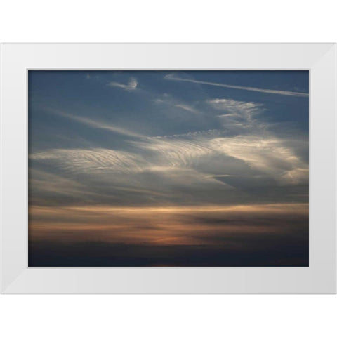 Stille White Modern Wood Framed Art Print by Paprotny, Bogdan