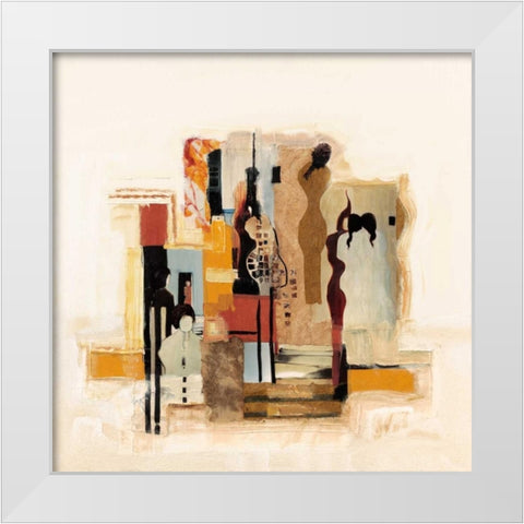 Nachmittag in Sondrio I White Modern Wood Framed Art Print by Bonciani, Celina