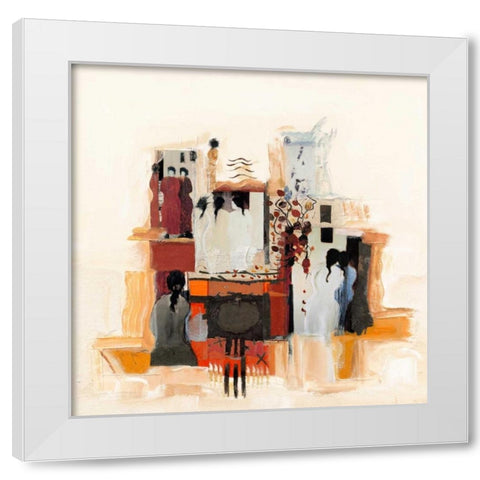 Nachmittag in Sondrio II White Modern Wood Framed Art Print by Bonciani, Celina