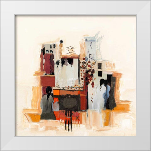 Nachmittag in Sondrio II White Modern Wood Framed Art Print by Bonciani, Celina