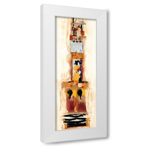 Begegnungen II White Modern Wood Framed Art Print by Bonciani, Celina