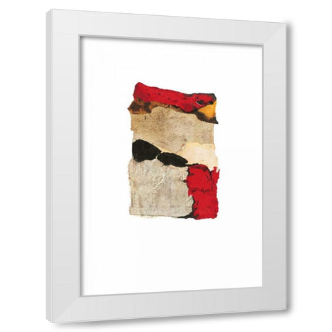 African Memory III White Modern Wood Framed Art Print by Heinrich, Christian