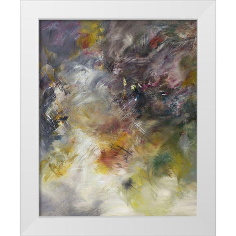 Extravaganz VI White Modern Wood Framed Art Print by Middendorf, Christiane