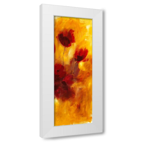 Farbklange I White Modern Wood Framed Art Print by Ohland, Christa