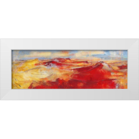 Sommerland II White Modern Wood Framed Art Print by Ohland, Christa