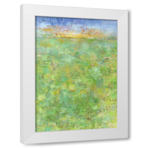 Jahreszeiten II White Modern Wood Framed Art Print by Ohland, Christa