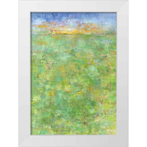 Jahreszeiten II White Modern Wood Framed Art Print by Ohland, Christa