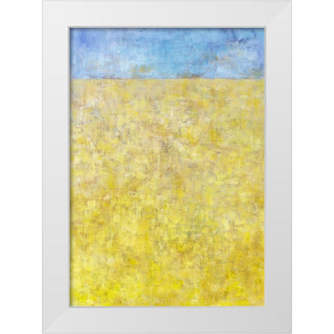 Jahreszeiten III White Modern Wood Framed Art Print by Ohland, Christa