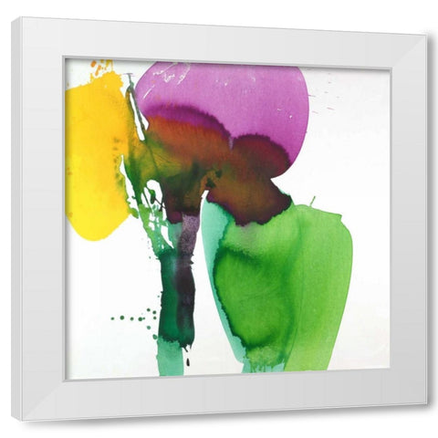 Amusing White Modern Wood Framed Art Print by Ruttkau, El