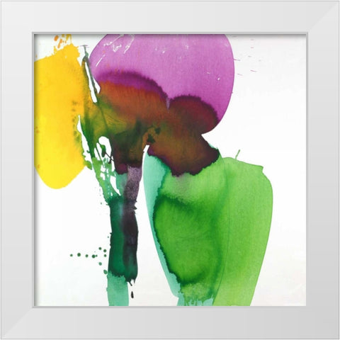 Amusing White Modern Wood Framed Art Print by Ruttkau, El