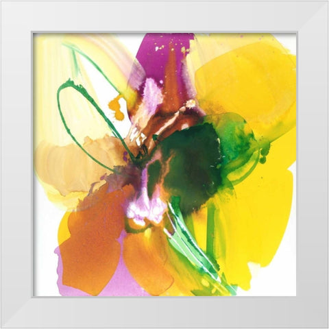 Exciting White Modern Wood Framed Art Print by Ruttkau, El