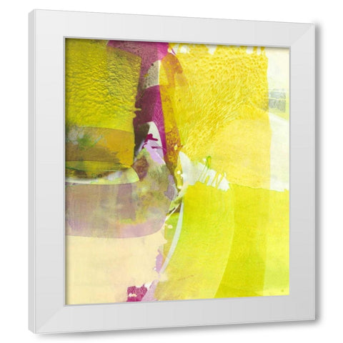 Light Green Fields White Modern Wood Framed Art Print by Witt, El