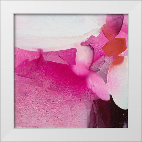 Blossom Petals White Modern Wood Framed Art Print by Witt, El