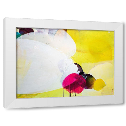 Light Flower White Modern Wood Framed Art Print by Witt, El