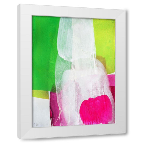 Green Plant White Modern Wood Framed Art Print by Witt, El