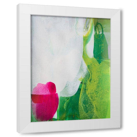 Green Nature White Modern Wood Framed Art Print by Witt, El
