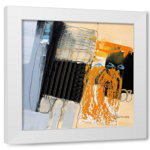 Movimenti I White Modern Wood Framed Art Print by Cusumano, Francesco