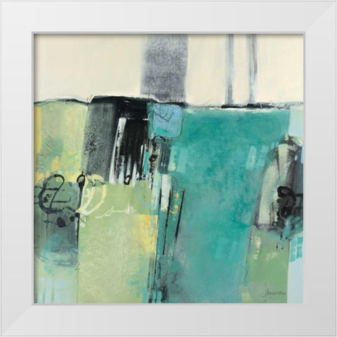 Prato II White Modern Wood Framed Art Print by Cusumano, Francesco