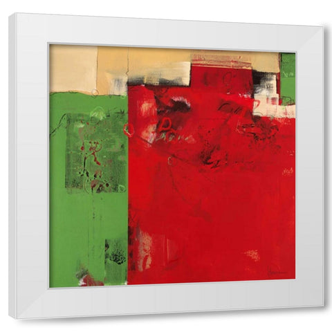 Dolce meta I White Modern Wood Framed Art Print by Cusumano, Francesco
