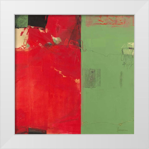 Dolce meta II White Modern Wood Framed Art Print by Cusumano, Francesco