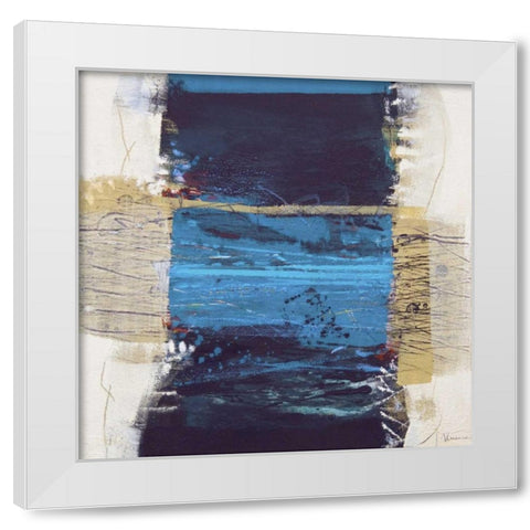 Acqua II White Modern Wood Framed Art Print by Cusumano, Francesco