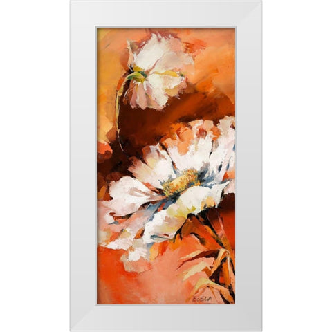 Anemonen II White Modern Wood Framed Art Print by Filatov, Elena