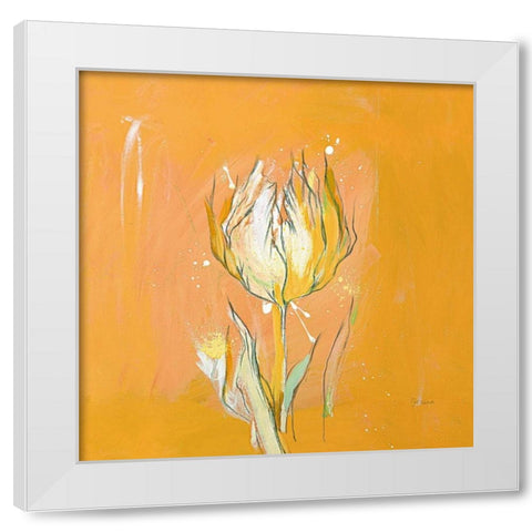 Tulpa 2 White Modern Wood Framed Art Print by Filatov, Elena