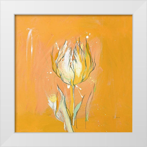 Tulpa 2 White Modern Wood Framed Art Print by Filatov, Elena