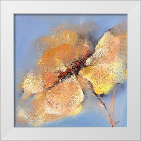 Bright Anemone I White Modern Wood Framed Art Print by Filatov, Elena