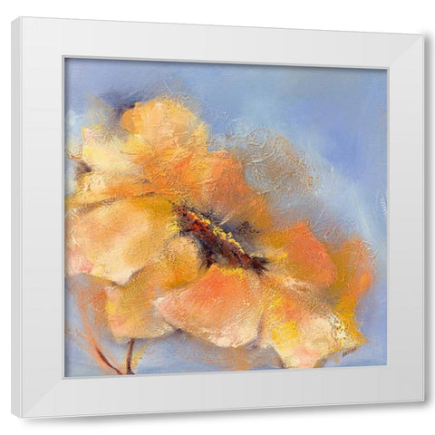Bright Anemone II White Modern Wood Framed Art Print by Filatov, Elena