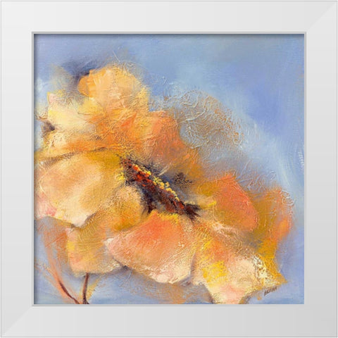 Bright Anemone II White Modern Wood Framed Art Print by Filatov, Elena