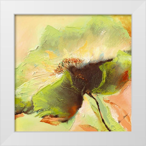 Mint Spring I White Modern Wood Framed Art Print by Filatov, Elena