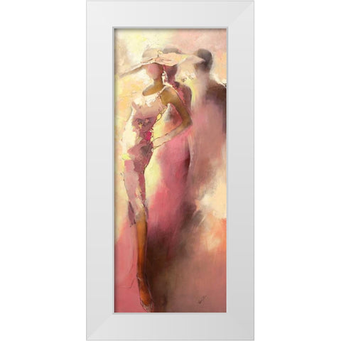 Eleganz II White Modern Wood Framed Art Print by Filatov, Elena
