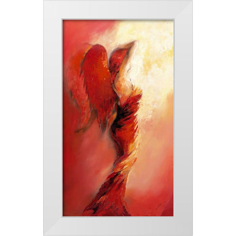 Engel I White Modern Wood Framed Art Print by Filatov, Elena