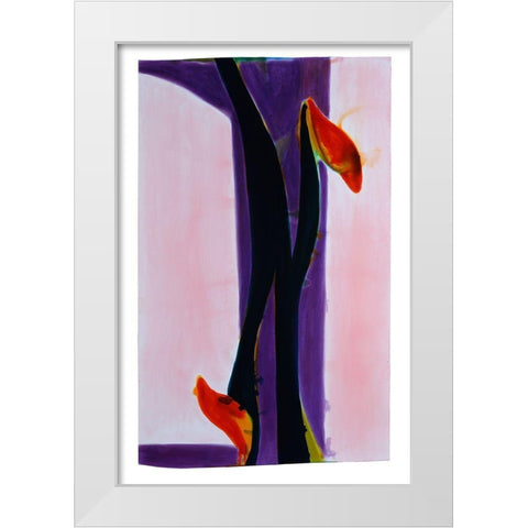 OkÃ¨ III White Modern Wood Framed Art Print by Fusi, Federico