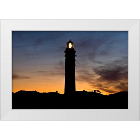 Horizont and Licht I White Modern Wood Framed Art Print by Rossmeissl, Gerhard