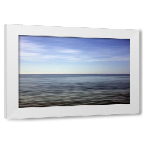 Horizont und Licht VII White Modern Wood Framed Art Print by Rossmeissl, Gerhard