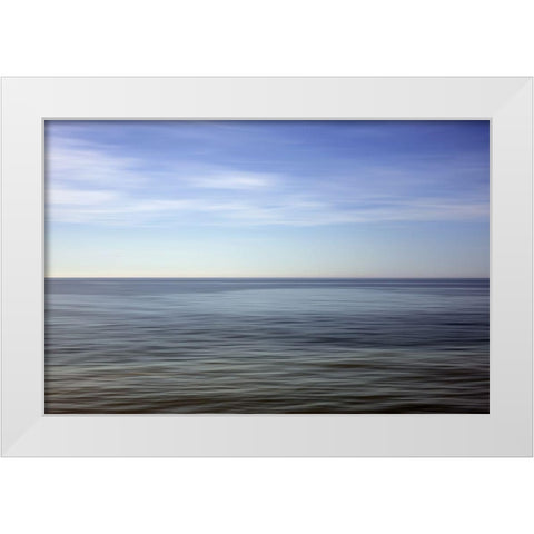 Horizont und Licht VII White Modern Wood Framed Art Print by Rossmeissl, Gerhard