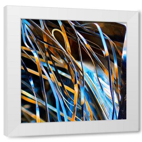Energie-3 White Modern Wood Framed Art Print by Weisman, Gerd