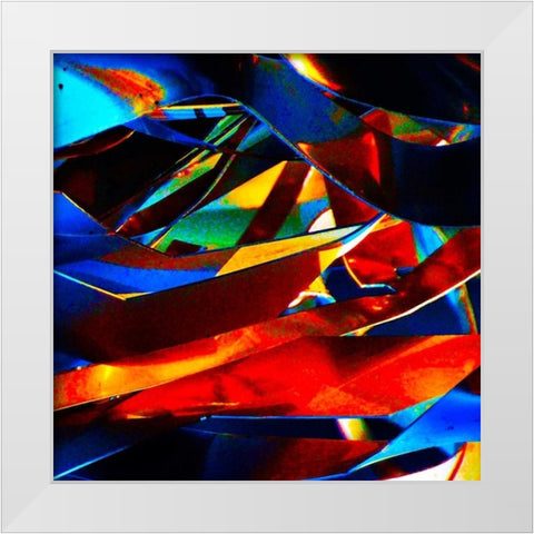 Sunrise White Modern Wood Framed Art Print by Weisman, Gerd