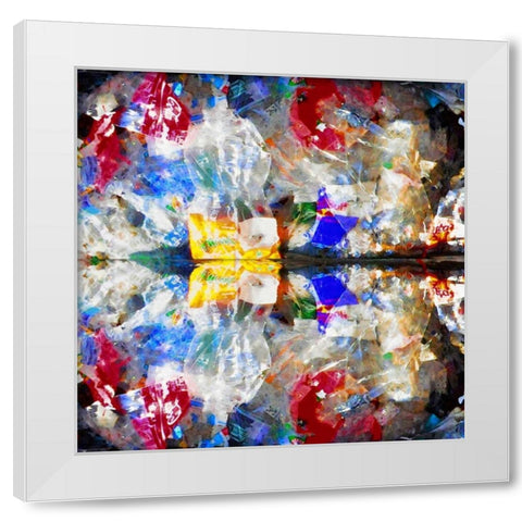 On the beach White Modern Wood Framed Art Print by Weisman, Gerd