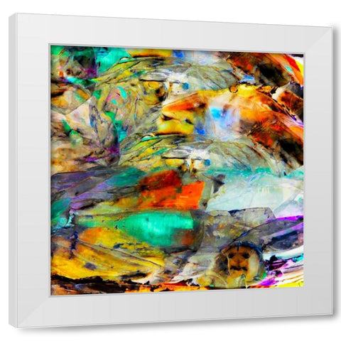 Haute Provence White Modern Wood Framed Art Print by Weisman, Gerd