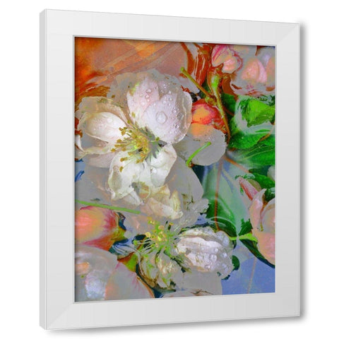 Blumenliebe White Modern Wood Framed Art Print by Weissing, Gerd