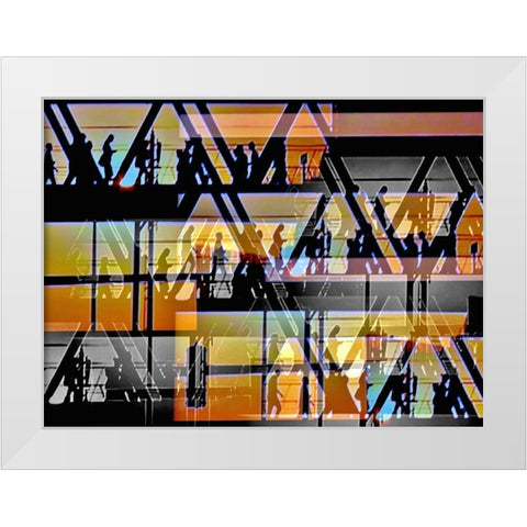 Bridge Live White Modern Wood Framed Art Print by Weissing, Gerd