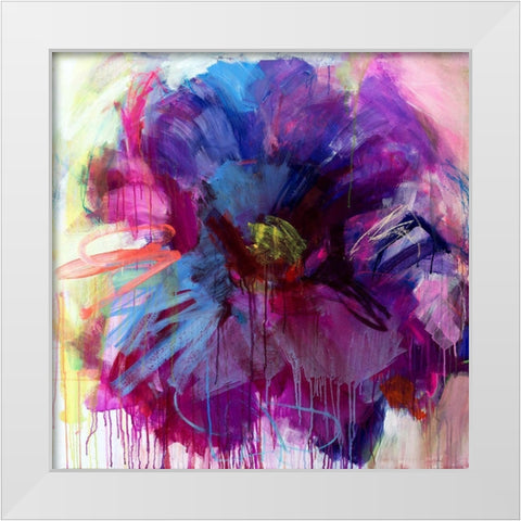 OT 50-17 White Modern Wood Framed Art Print by Willberg, Heidi