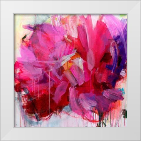 OT 05-18 White Modern Wood Framed Art Print by Willberg, Heidi