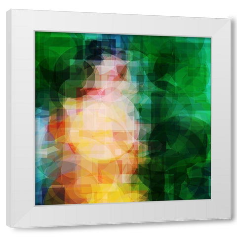 in the park White Modern Wood Framed Art Print by Lorenz, Peter