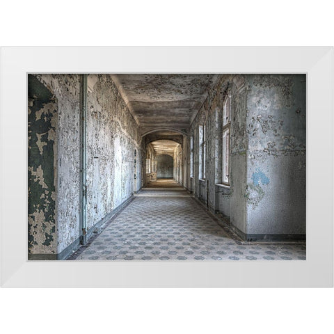 Beelitz No. 6 White Modern Wood Framed Art Print by Belhadi, Michael
