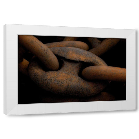 Hafen 1 White Modern Wood Framed Art Print by Krause, Michael